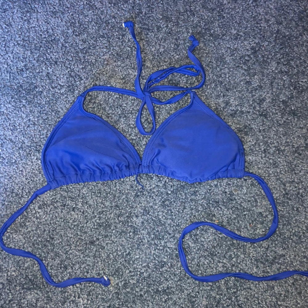 Royal Blue Bikini Top